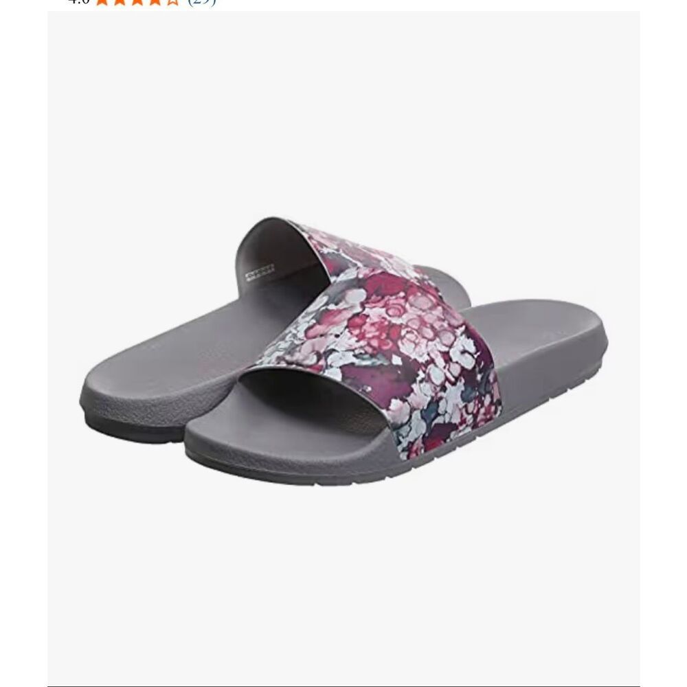UNDER ARMOUR Core Remix Floral Slip On Slide Sandal-M9, W11 NWT!